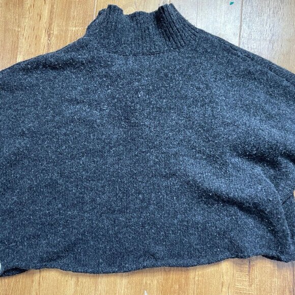 one x oneteaspoon pullover cross back knit long sleeve gray top size medium m - Picture 3 of 10